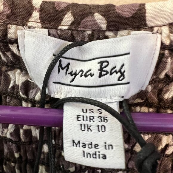 Myra‎ Bag Sleeveless Smocked Summer Sun Dress Size Small NWT - Picture 16 of 16